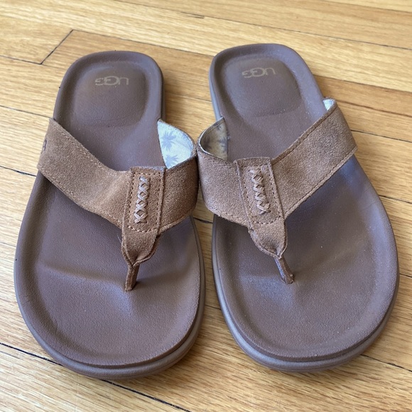 UGG Other - Ugg Brookside Suede Flip Flops